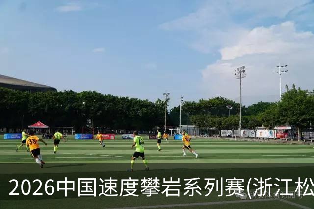 2026中国速度攀岩系列赛(浙江松阳站)举行
